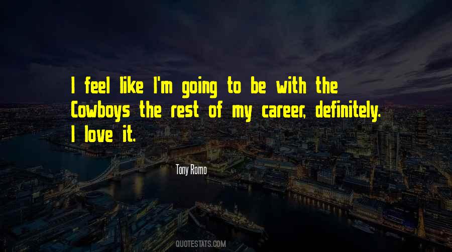 Tony Romo Quotes #953336
