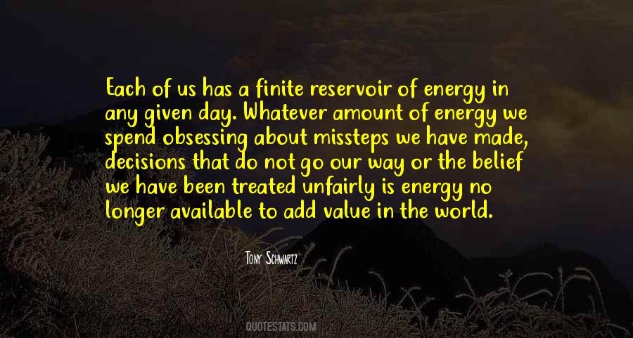 Tony Schwartz Quotes #1421953