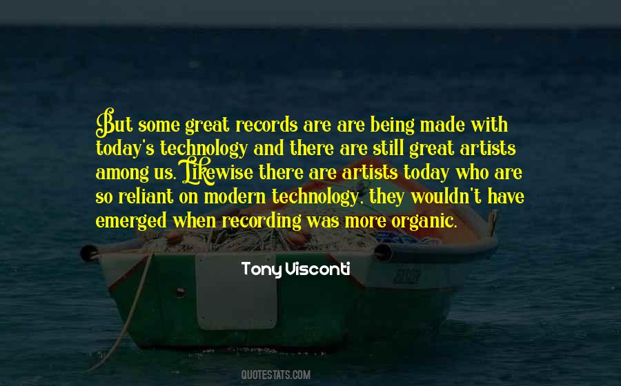 Tony Visconti Quotes #1752275