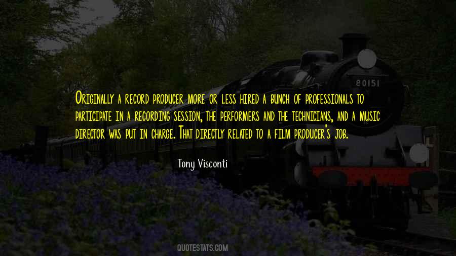 Tony Visconti Quotes #502587