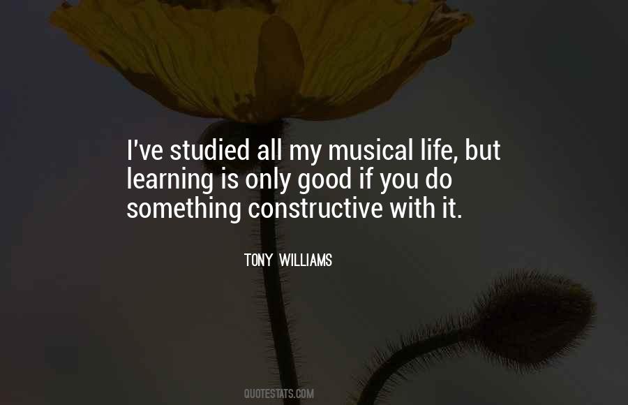 Tony Williams Quotes #249620