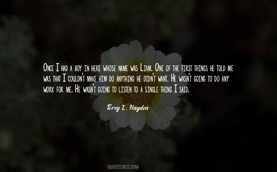 Torey L. Hayden Quotes #1840016