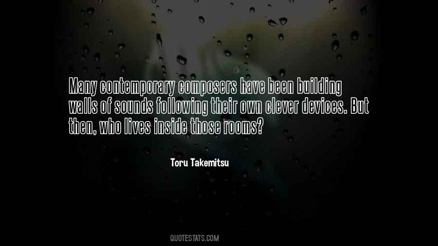 Toru Takemitsu Quotes #885558