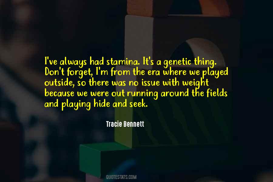 Tracie Bennett Quotes #1027397