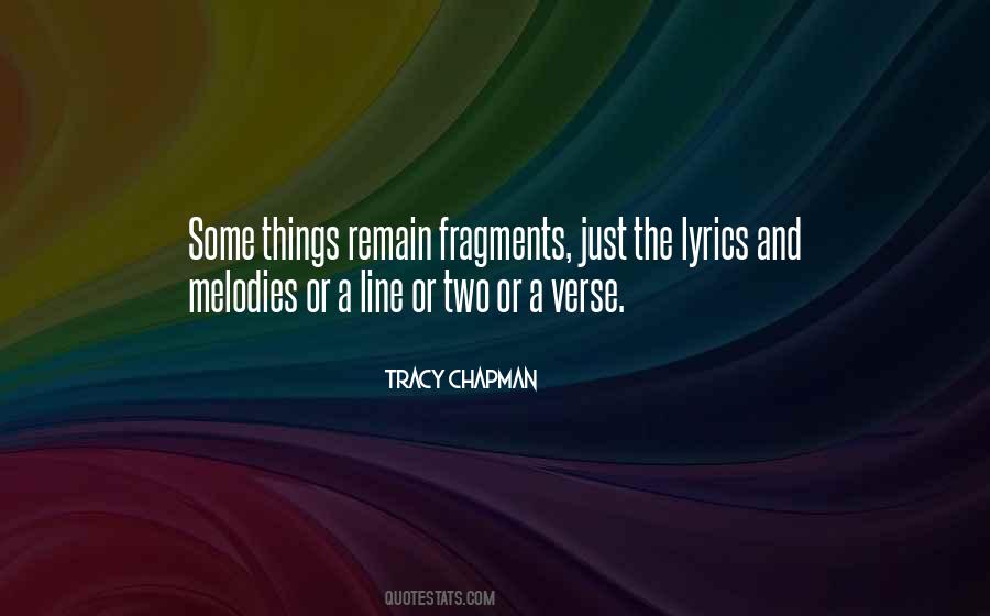 Tracy Chapman Quotes #157278