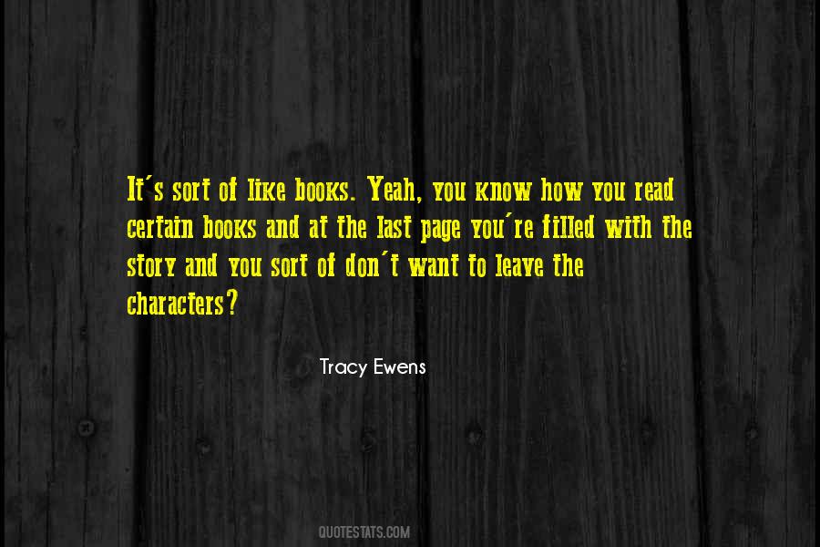 Tracy Ewens Quotes #825832