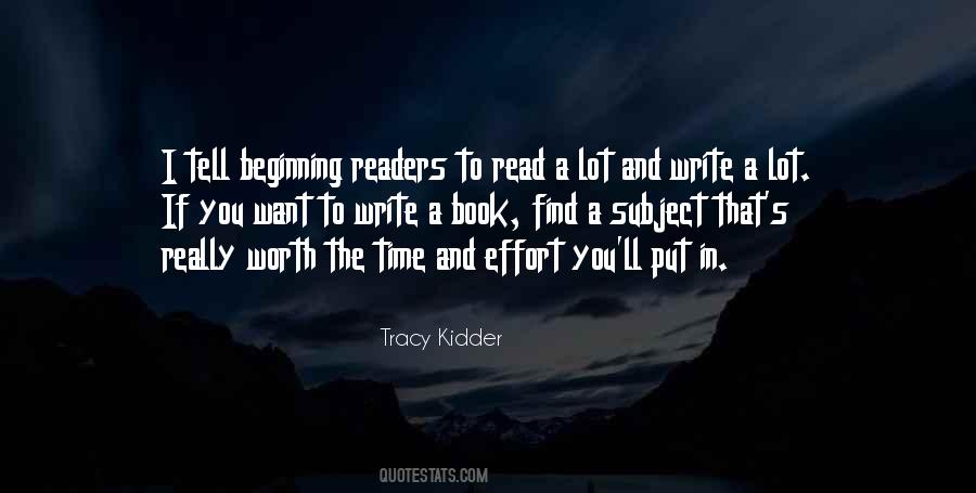 Tracy Kidder Quotes #1851288
