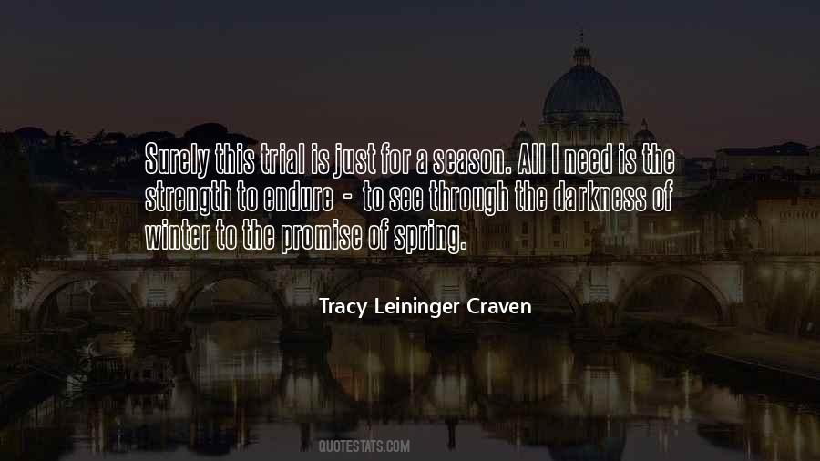 Tracy Leininger Craven Quotes #742150