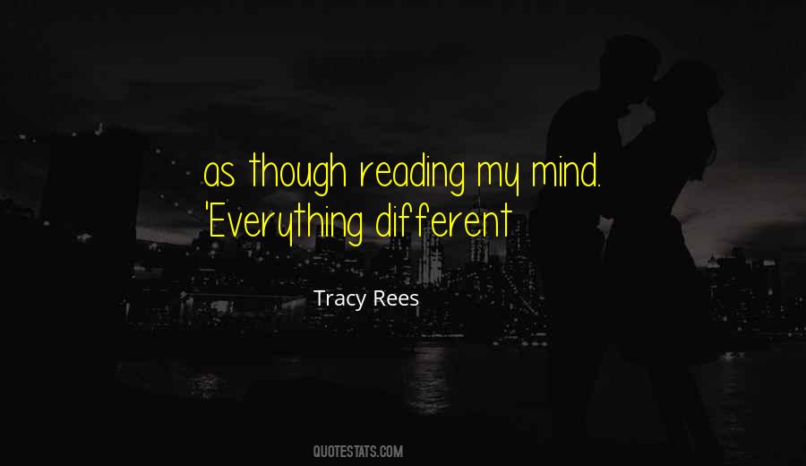 Tracy Rees Quotes #178660