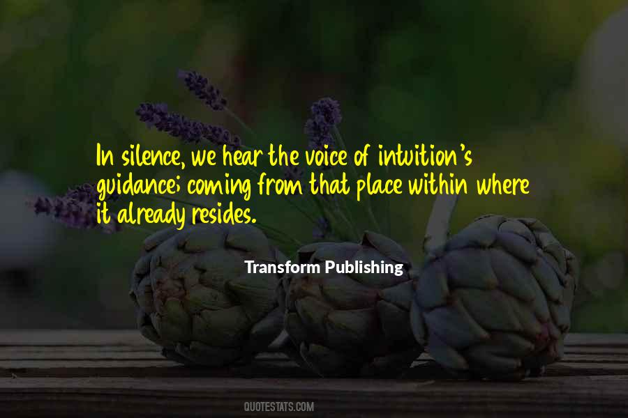 Transform Publishing Quotes #620167