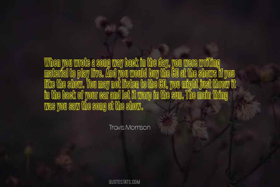 Travis Morrison Quotes #843185