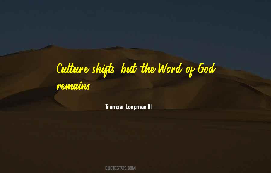 Tremper Longman III Quotes #1875256