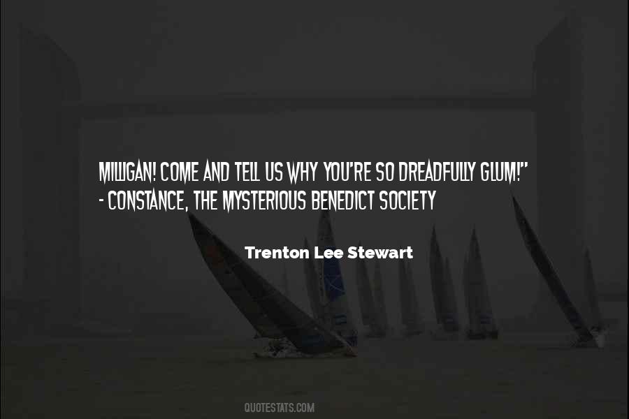 Trenton Lee Stewart Quotes #418557
