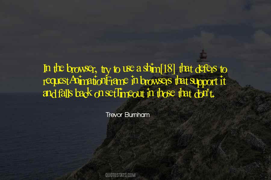 Trevor Burnham Quotes #207218 Trevor Burnham Quotes #207218
