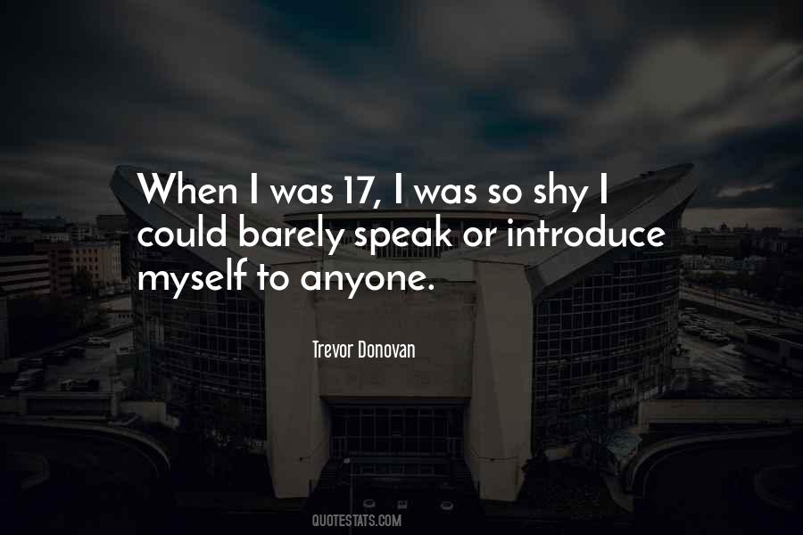 Trevor Donovan Quotes #1866867