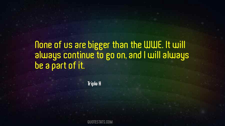 Triple H Quotes #1117400