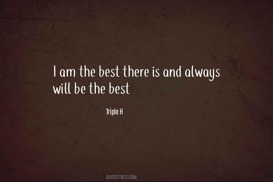 Triple H Quotes #504905