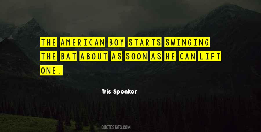 Tris Speaker Quotes #874164