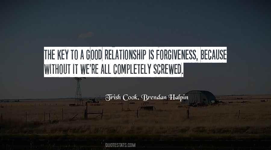 Trish Cook, Brendan Halpin Quotes #18658