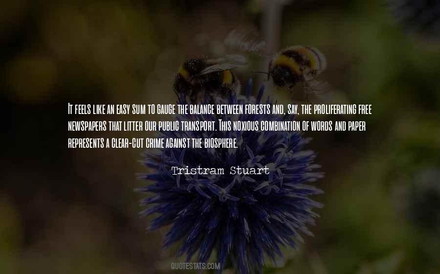 Tristram Stuart Quotes #1343517