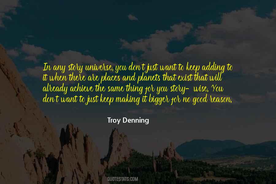 Troy Denning Quotes #740679
