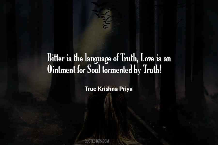 True Krishna Priya Quotes #1092467