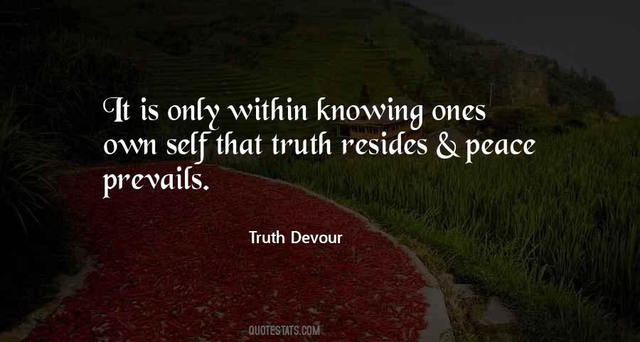 Truth Devour Quotes #763053