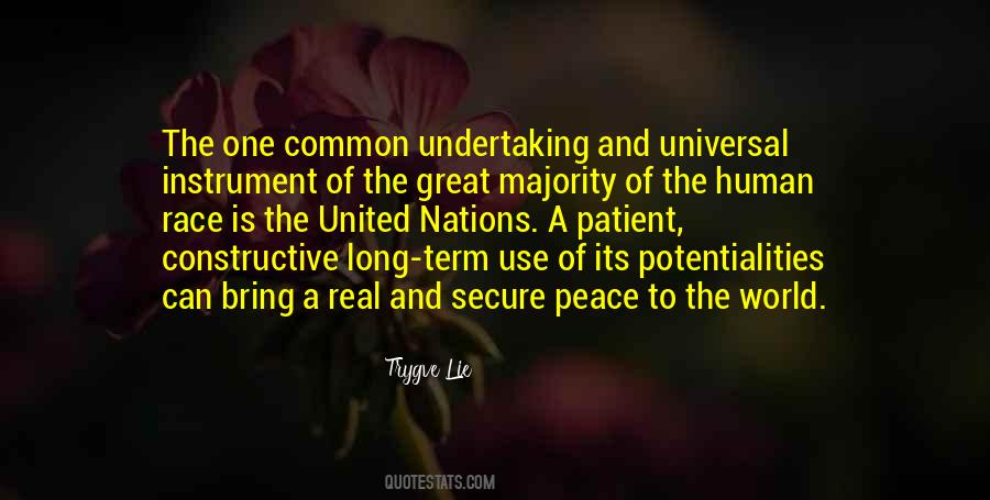 Trygve Lie Quotes #956922