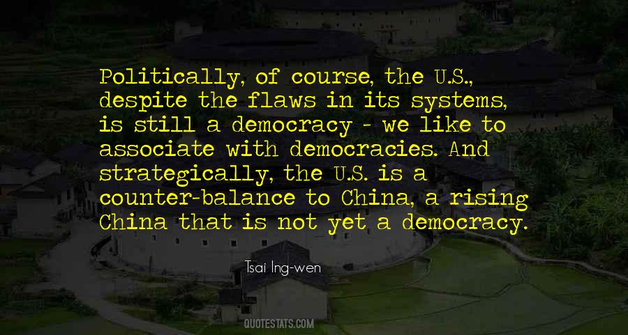 Tsai Ing-wen Quotes #1759249
