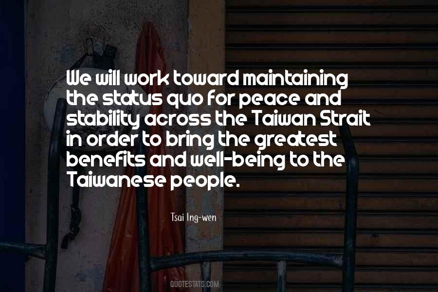 Tsai Ing-wen Quotes #324030
