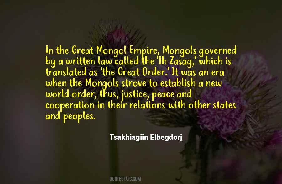 Tsakhiagiin Elbegdorj Quotes #814402