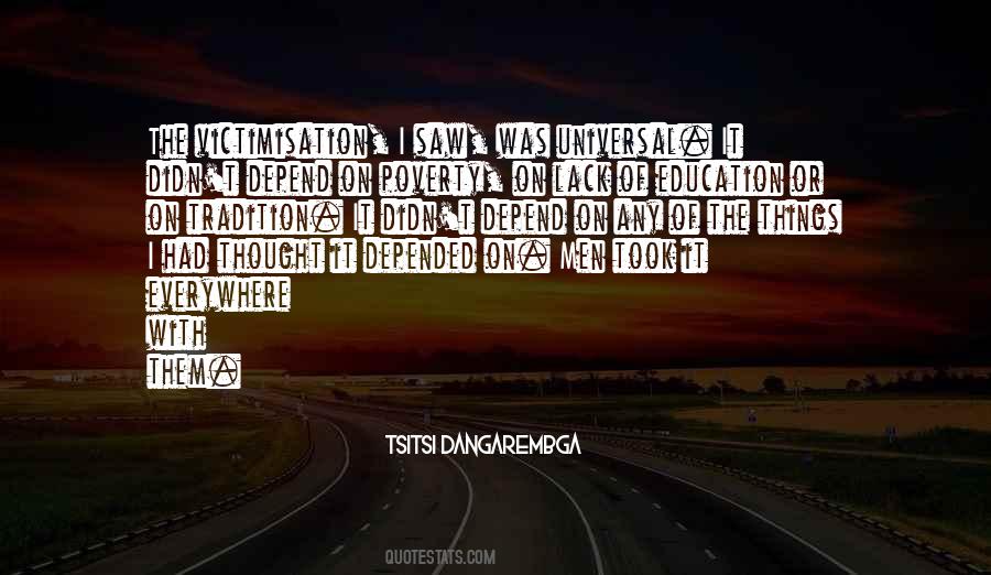 Tsitsi Dangarembga Quotes #537247