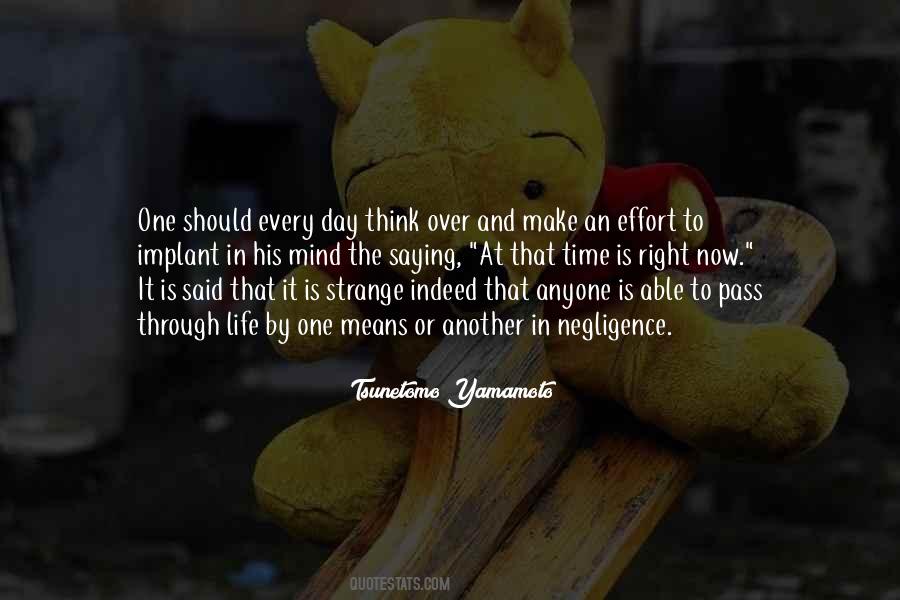 Tsunetomo Yamamoto Quotes #174387