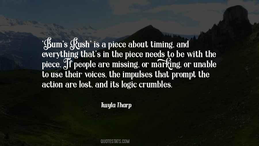 Twyla Tharp Quotes #607584