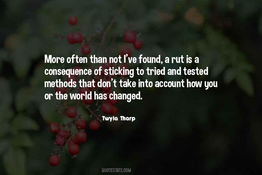 Twyla Tharp Quotes #820430