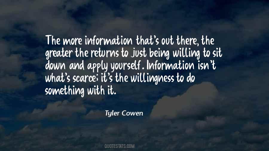 Tyler Cowen Quotes #1270463