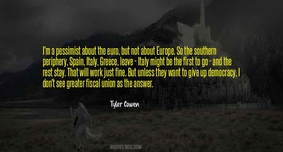 Tyler Cowen Quotes #1623782