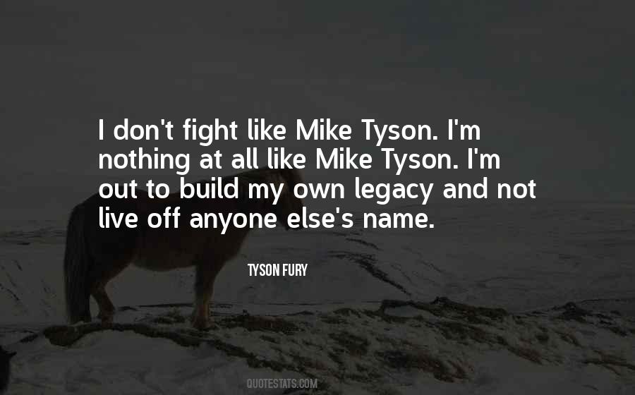 Tyson Fury Quotes #1042803