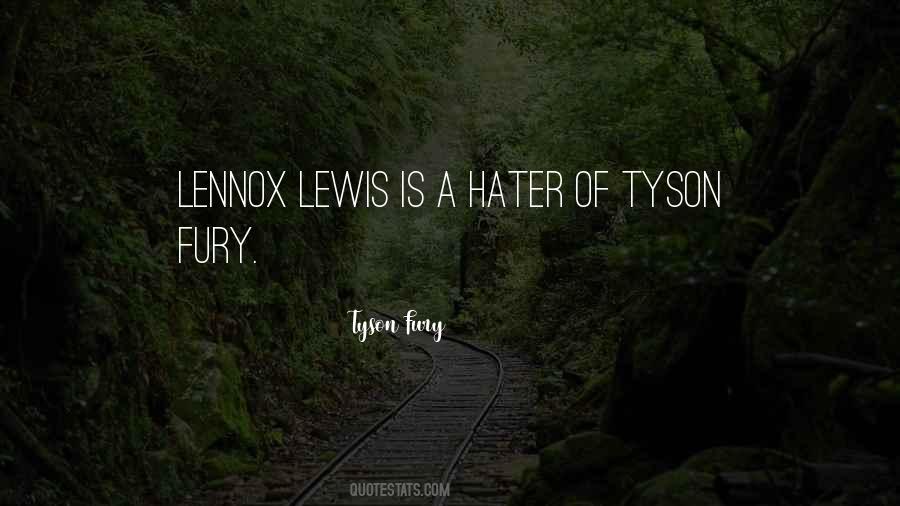 Tyson Fury Quotes #237105