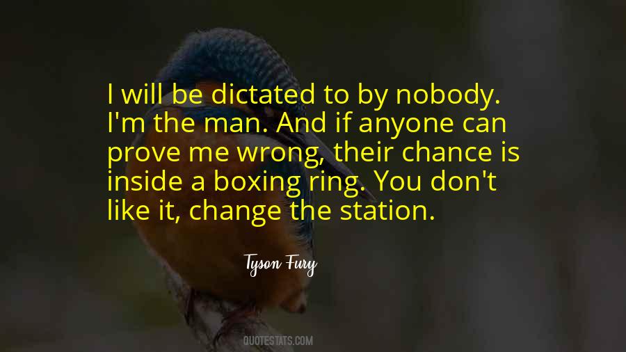 Tyson Fury Quotes #291054