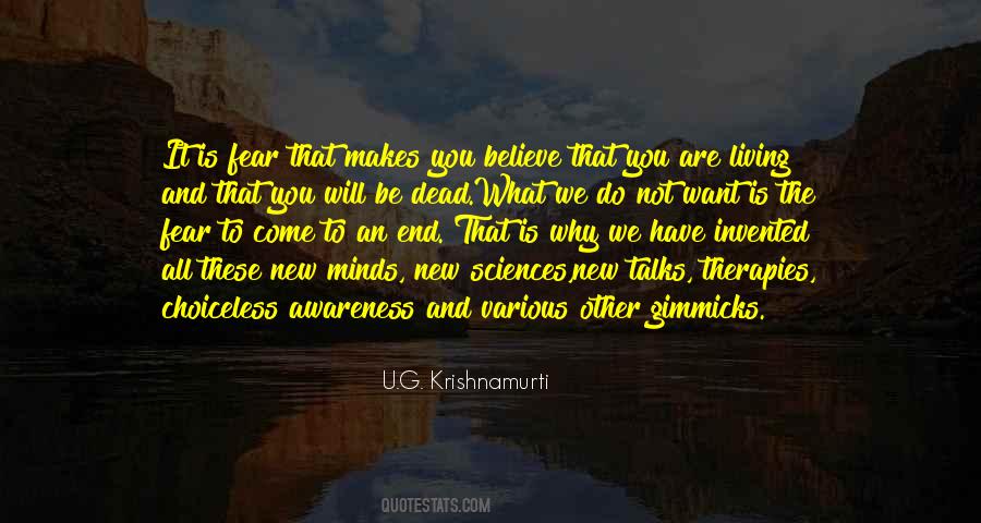 U.G. Krishnamurti Quotes #209699