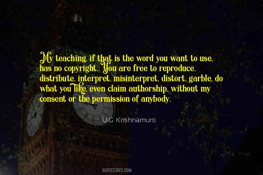 U.G. Krishnamurti Quotes #655799