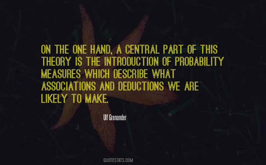 Ulf Grenander Quotes #999853 Ulf Grenander Quotes #999853