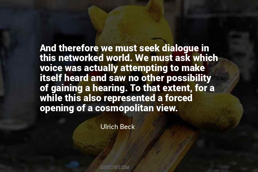 Ulrich Beck Quotes #1233763