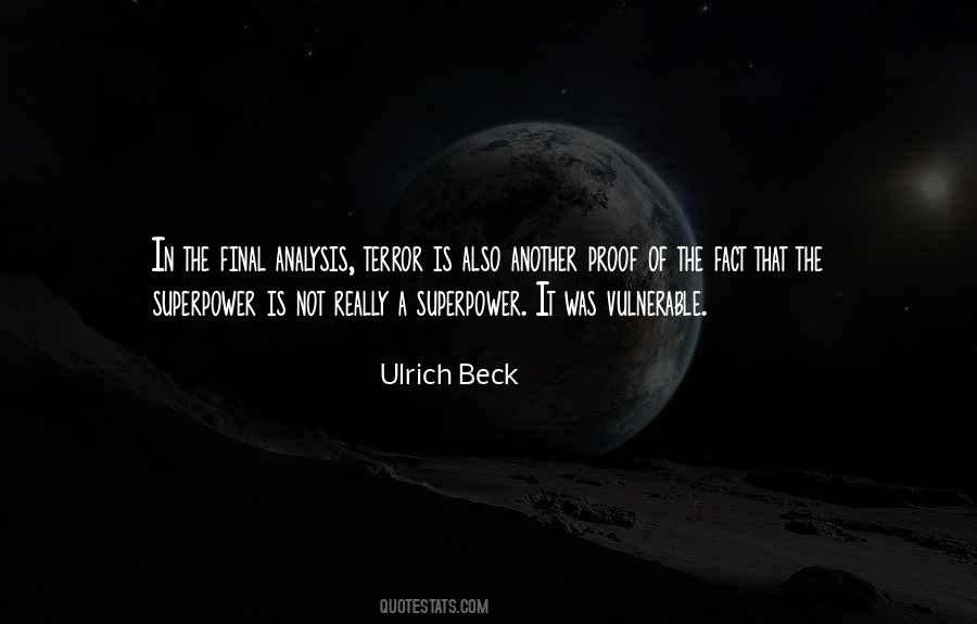 Ulrich Beck Quotes #250563