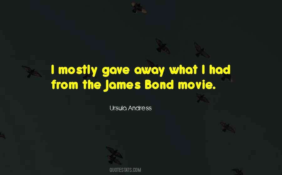 Ursula Andress Quotes #1658653