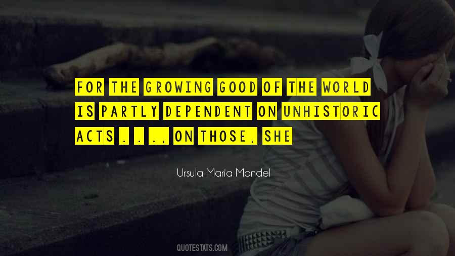 Ursula Maria Mandel Quotes #472646