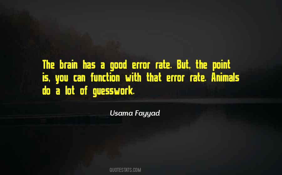 Usama Fayyad Quotes #1423078