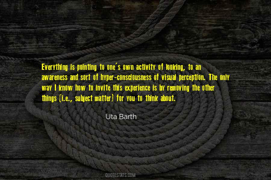 Uta Barth Quotes #382386