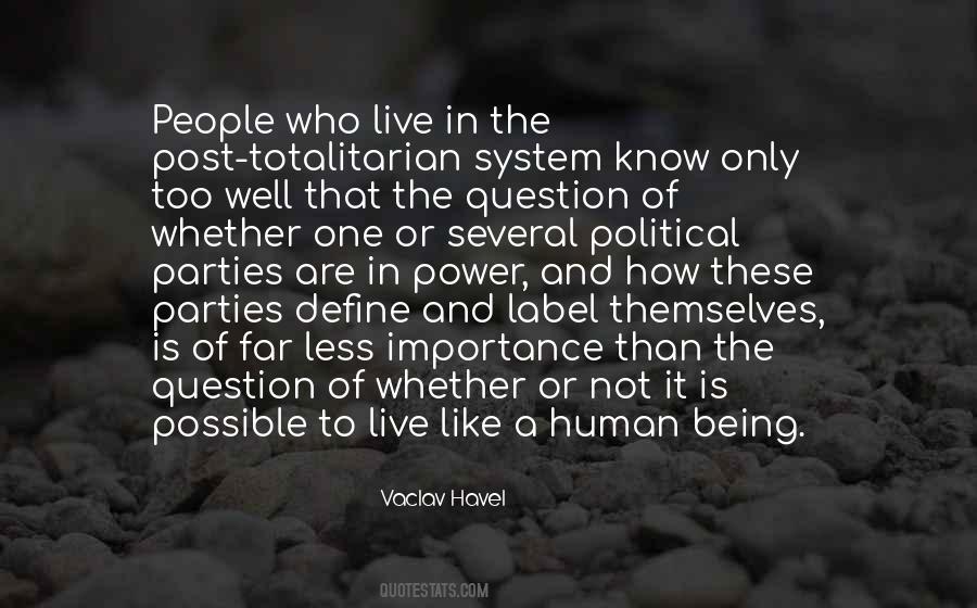Vaclav Havel Quotes #861211